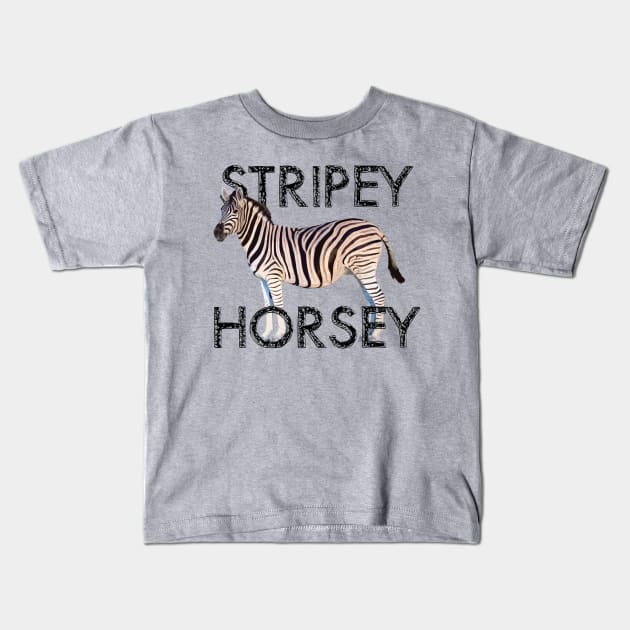 Stripey Horsey Kids T-Shirt by The Skipper Store